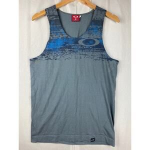 Vintage Oakley 90s Red Tag Tank Top Mens Sz Medium Muscle Shirt Abstract Y2K